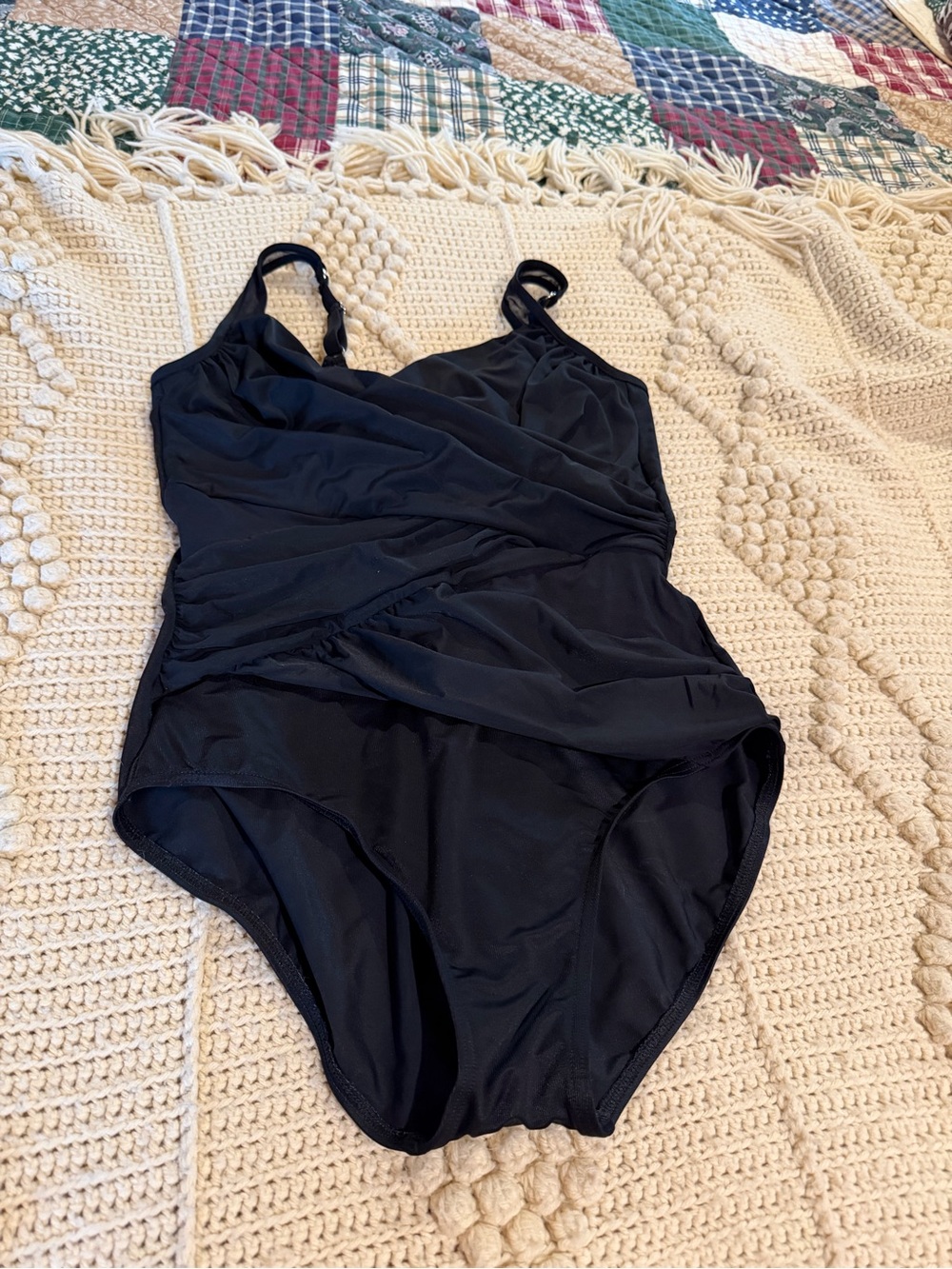 Miraclesuit Black One-Piece Swimsuit with Branded Tag